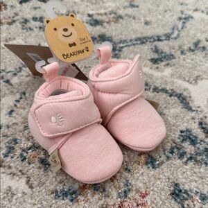BearPaw brand pink infant winter shoes